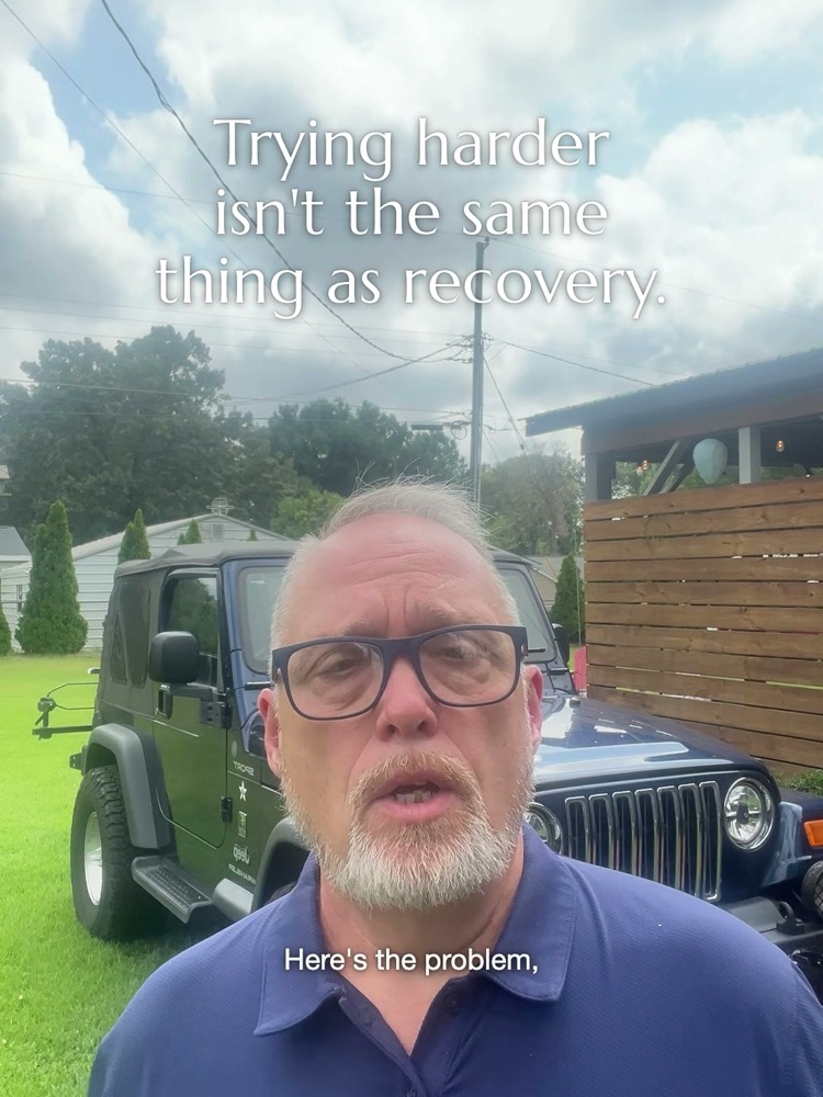 Reel cover: Trying harder isn’t the same thing as recovery.